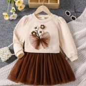 تصویر پیراهن دخترانه مدل پروانه 