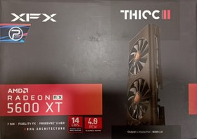 تصویر کارت گرافیک استوک ایکس اف ایکس XFX RX 5600 XT ا XFX RX 5600 XT THICC STOCK XFX RX 5600 XT THICC STOCK