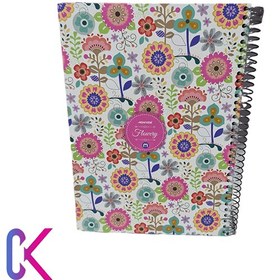 تصویر دفتر 100 برگ جلد سخت 