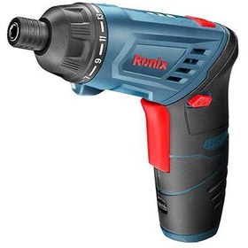 تصویر پیچ گوشتی شارژی تاشو 3.6 ولت LiIon رونیکس مدل 8530 Ronix 8530 Cordless screw driver