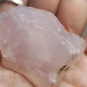 تصویر سنگ عقیق صورتی راف 