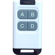 تصویر ریموت کنترل چهار کانال مدل کلاسیک – سازگار با کلیدهای Lemo Plus - سفید 