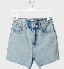 تصویر شلوارک جین نوجوانانه برند mango Youth Teen Denim Shorts