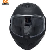 تصویر کلاه‏ ‏کاسکت‏ LS2 – ADVANT فک متحرک مشکی مات 