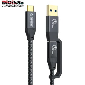 تصویر کابل شارژ اوریکو USB-C به USB-C مدل ACC32 ORICO USB-C 3.2 High-speed Double-headed Data Cable | ACC32