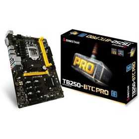 تصویر مادربرد بایوستار TB250-BTC PRO Biostar TB250-BTC PRO DDR4 LGA 1151 Motherboard