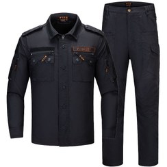 تصویر ست پیراهن و شلوار مردانه خارجی تاکتیکال کوهنوردی۴۸۰۸ - مشکی / 