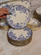 تصویر سرویس پذیرایی /استکان نعلبکی/ عصرانه خوری blue spring از برند گونول gönül ترکیه 