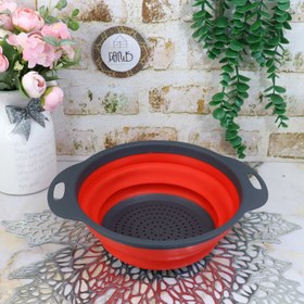 تصویر آبکش تاشو سیلیکونی یونیک 