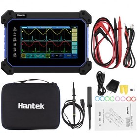 تصویر اسیلوسکوپ و فانکشن ژنراتور دیجیتال پرتابل چهار کاناله 250MHZ با نمایشگر تمام لمسی HANTEK TO1254D 