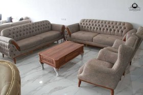 تصویر مبل راحتی چستر مدل پاریس ظرفیت ۸ نفر 