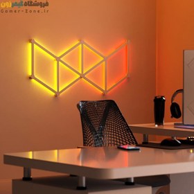 تصویر پنل روشنایی خطی هوشمند 15 تکه نانولیف Nanoleaf Lines 60 Degrees Starter Kit (15 Lines) 