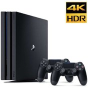 تصویر کنسول بازی ps4 pro پلی استیشن 4 دو دسته اورجینال یک ترابایت 