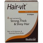 تصویر قرص هیرویت هلث اید [تقویت و رشد مو] 30 عددی Health Aid Hair Vit Capsule