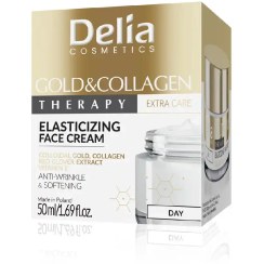 تصویر کرم گلد کلاژن روز ضد چین و چروک برند دلیا 50 میل 