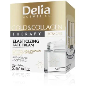 تصویر کرم گلد کلاژن روز ضد چین و چروک برند دلیا 50 میل 