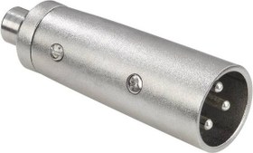 تصویر تبدیل فیش XLR نری به RCA مادگی 
