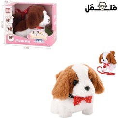 تصویر سگ باطری خور موزیکال راه رونده پشمالو MINI PLUSH PET HOUSE _ 1018