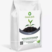 تصویر کود سولفات پتاسیم پودری گرین پیک وزن 10 کیلوگرم 