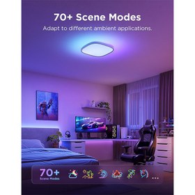 تصویر Govee Square Ceiling Light - 30cm خرید لامپ هوشمند سقفی Govee - مربعی ۳۰ سانتیمتری