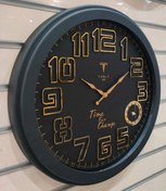 تصویر ساعت دیواری جدید مدل تسلا - مشکی ا Tesla's new wall clock Tesla's new wall clock