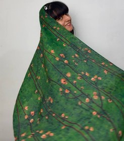 تصویر شال شکوفه گیلاس 