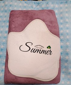 تصویر حوله تن پوش شنلی دوتیکه میکروفایبر مدل ۱۰۴۴ رنگ بندی متنوع 