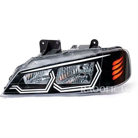 تصویر چراغ جلو پارس طرح هگزا peugeot pars headlight hexa design