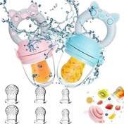 تصویر پک پستانک غذاخوری و آبمیوه خوری چيکو Chicco baby fruit feeder pacifer code:001145