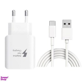 تصویر شارژر دیواری مدل EP-TA300 همراه با کابل USB-C 