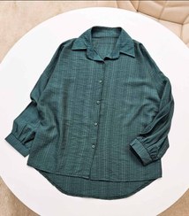 تصویر شومیز زنانه مانتویی کد 4500 تابستانه 