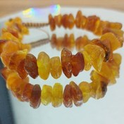 تصویر خرید و قیمت دستبند کهربا / مدل راف و تراش نخورده/ منشا کشور لهستان Baltic Amber Bracelet – Raw