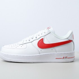 تصویر کتونی Nike Airforce 1 White/Team Red 121237 