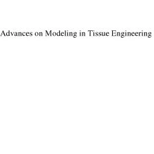 خرید و قیمت دانلود کتاب Advances on Modeling in Tissue Engineering ...