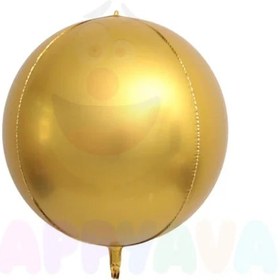 تصویر بادکنک اوربز طلایی 