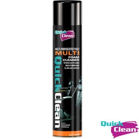 تصویر اسپری فوم جرم گیر چندمنظوره نظافت داخل خودرو کوییک کلین MULTI FOAM Cleaner Quick Clean 
