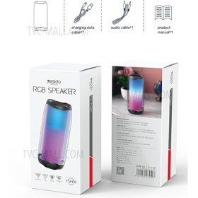 تصویر اسپیکر بلوتوثی یسیدو مدل YSW09 Yesido RGB Bluetooth Speaker YSW09