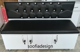 تصویر نیمکت پشت دار 