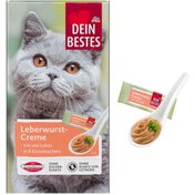 تصویر بستنی گربه دین بست آلمان طعم جگر 8 عددی Dein Bestes, Cat, Cream Treat ,Leberwurst 8*15g