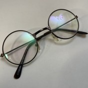 تصویر عینک طبی گرد کودکانه – فریم فلزی سبک مدل WY7239 