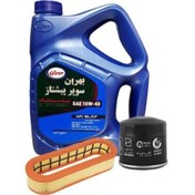 تصویر پکیج استاندارد روغن موتور بهران | کوئیک، ساینا، تیبا 