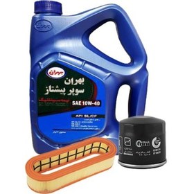 تصویر پکیج استاندارد روغن موتور بهران | کوئیک، ساینا، تیبا 