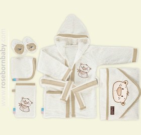 تصویر ست حوله پنج تکه رزبرن 