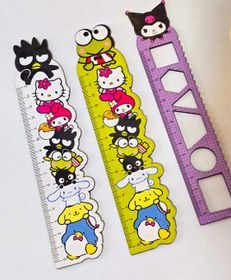 تصویر خط کش سانریو - سبز 