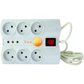 تصویر محافظ 6 راهی لوازم صوتی تصویری بدون ارت کاوه‌ مدل KCP2625L - بدون کابل kaveh 6way extension cord without earth