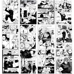 تصویر پک پوستر 12 عددی مانگا Jujutsu kaisen کد ju 