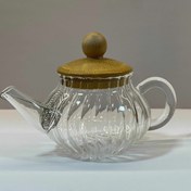 تصویر قوری زعفران پیرکس Glasses tea maker