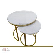 تصویر میز سنگی جلو مبلی – عسلی آویژه 