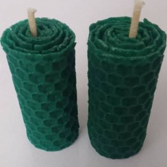 تصویر شمع قلمی موم عسلی (2.5×9) 