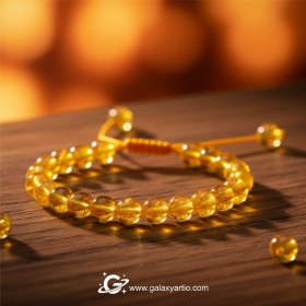 تصویر دستبند سنگ سیترین 